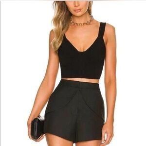 Revolve Sabina Musayev Dino Top in Black Sz XS